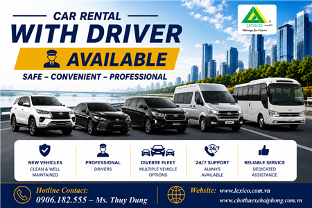 Car Rental with Professional Drivers - LEXICO 